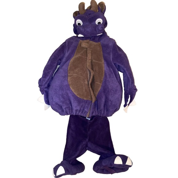 Old Navy Other - Purple Dragon Wings Halloween Costume Padded Old Navy Warm Sz 6-12 Months 2 pc